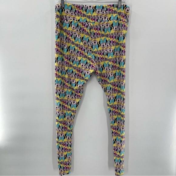 Disney Minnie Mouse Set of 2 Leggings Size Tall & Curvy - Picture 9 of 13